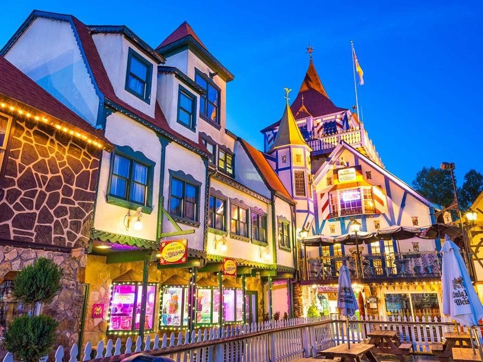 Alpine village of Helen Georgia, a 40-minute day trip from Tranquille Resort