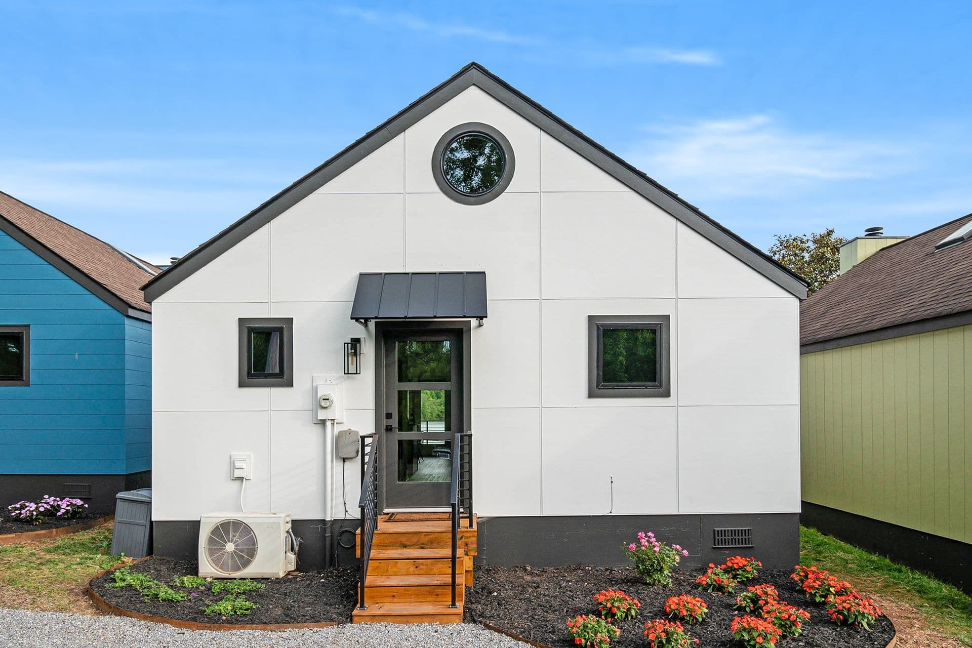 White Cabin interior at Tranquille Resort, pet-friendly Lake Chatuge cabin rental